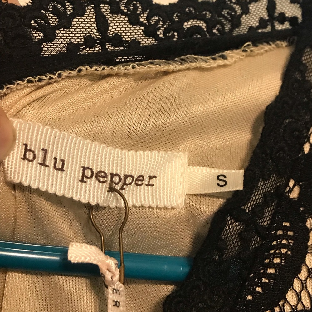 NWT Sexy Black Lace Romper w/Nude Underlay - Picture 3 of 7